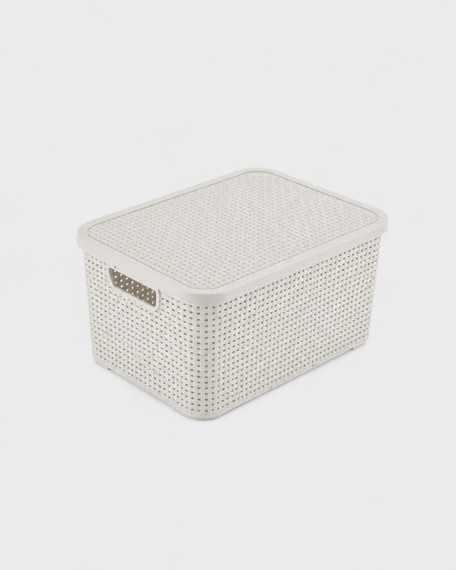 Caixa Organizador Plástico Arqplast Rattan -  23L