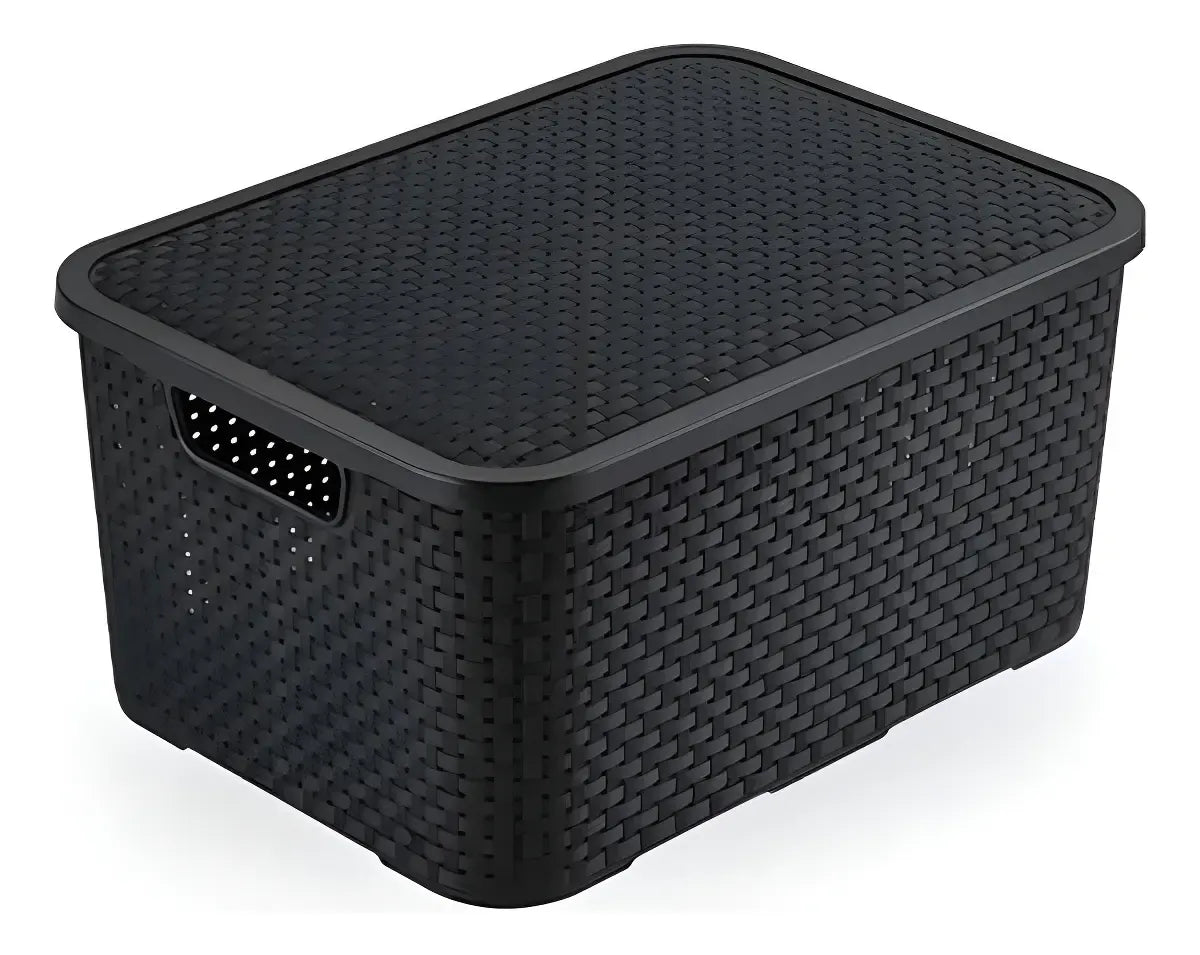 Caixa Organizador Plástico Arqplast Rattan