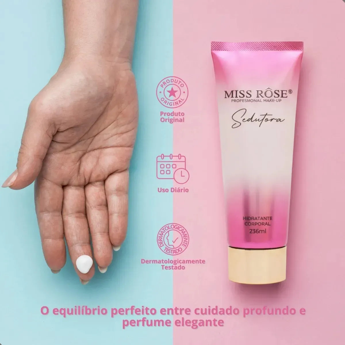 Hidratante Corporal Miss Rose Sedutora