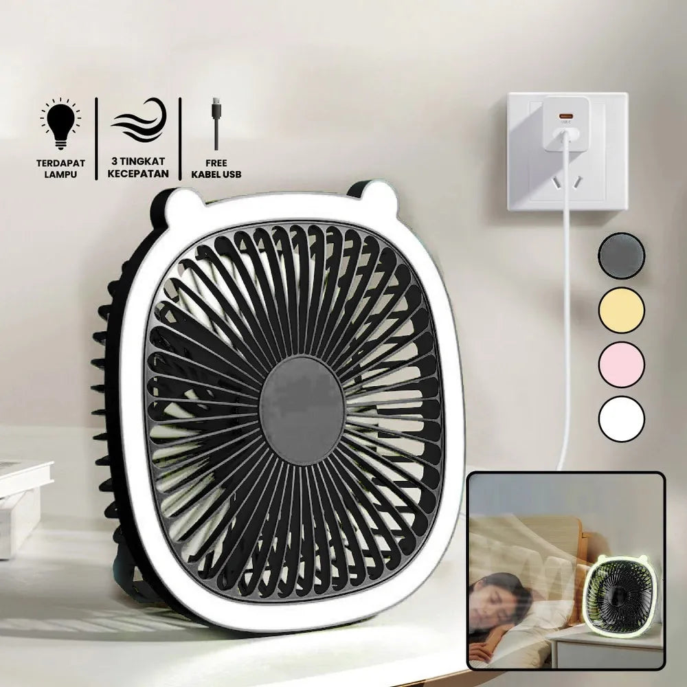 Ventilador De Iluminação Multifuncional De Mesa