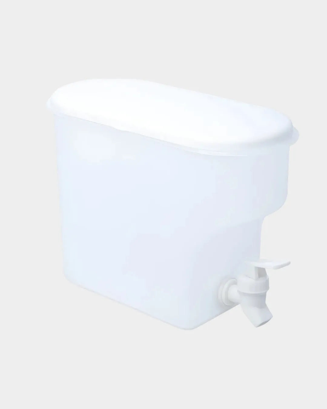 Dispenser Lyor De Plástico Com Tampa E Torneira Branco