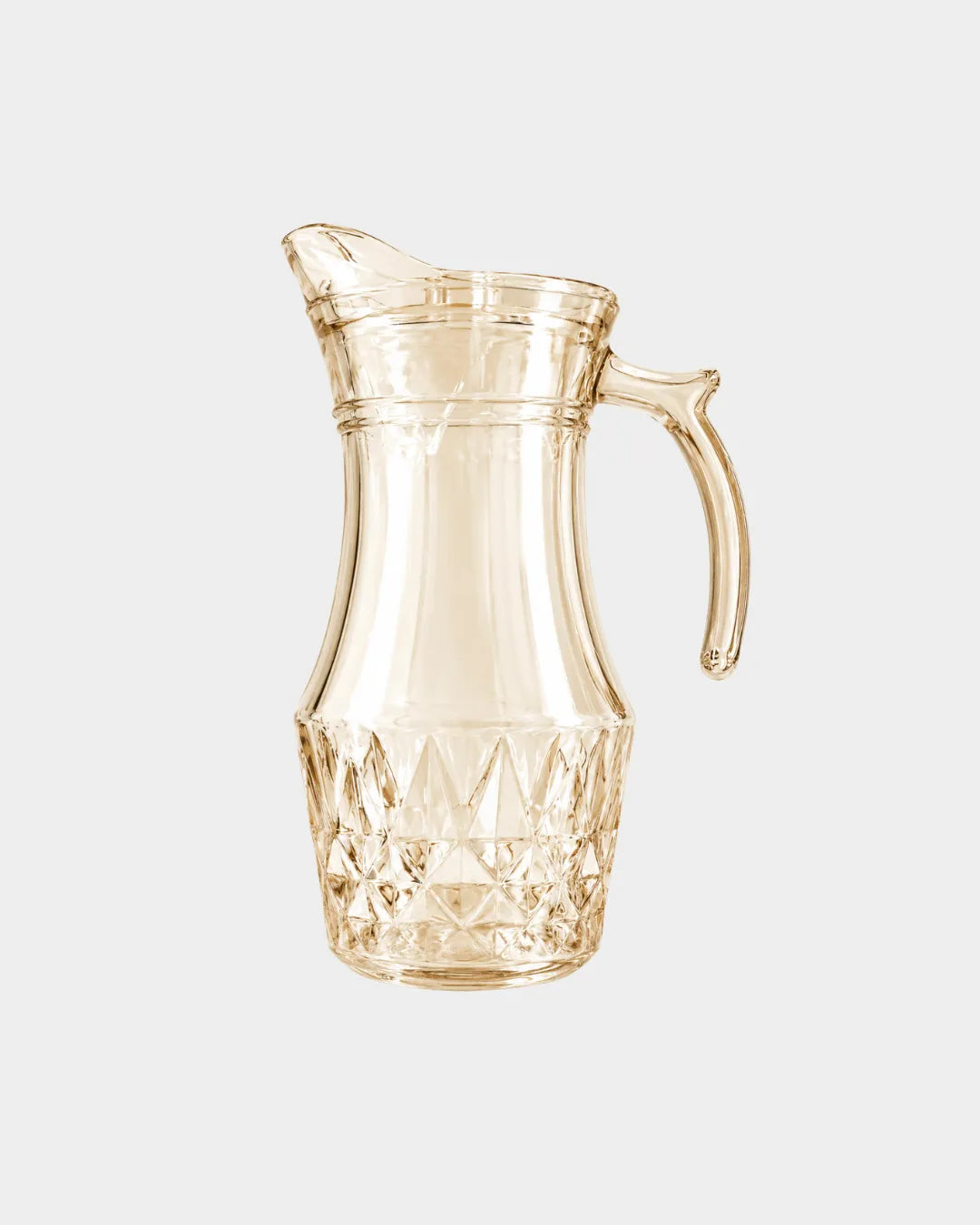 Jarra de Vidro Âmbar com Tampa e Alça - 1,8L