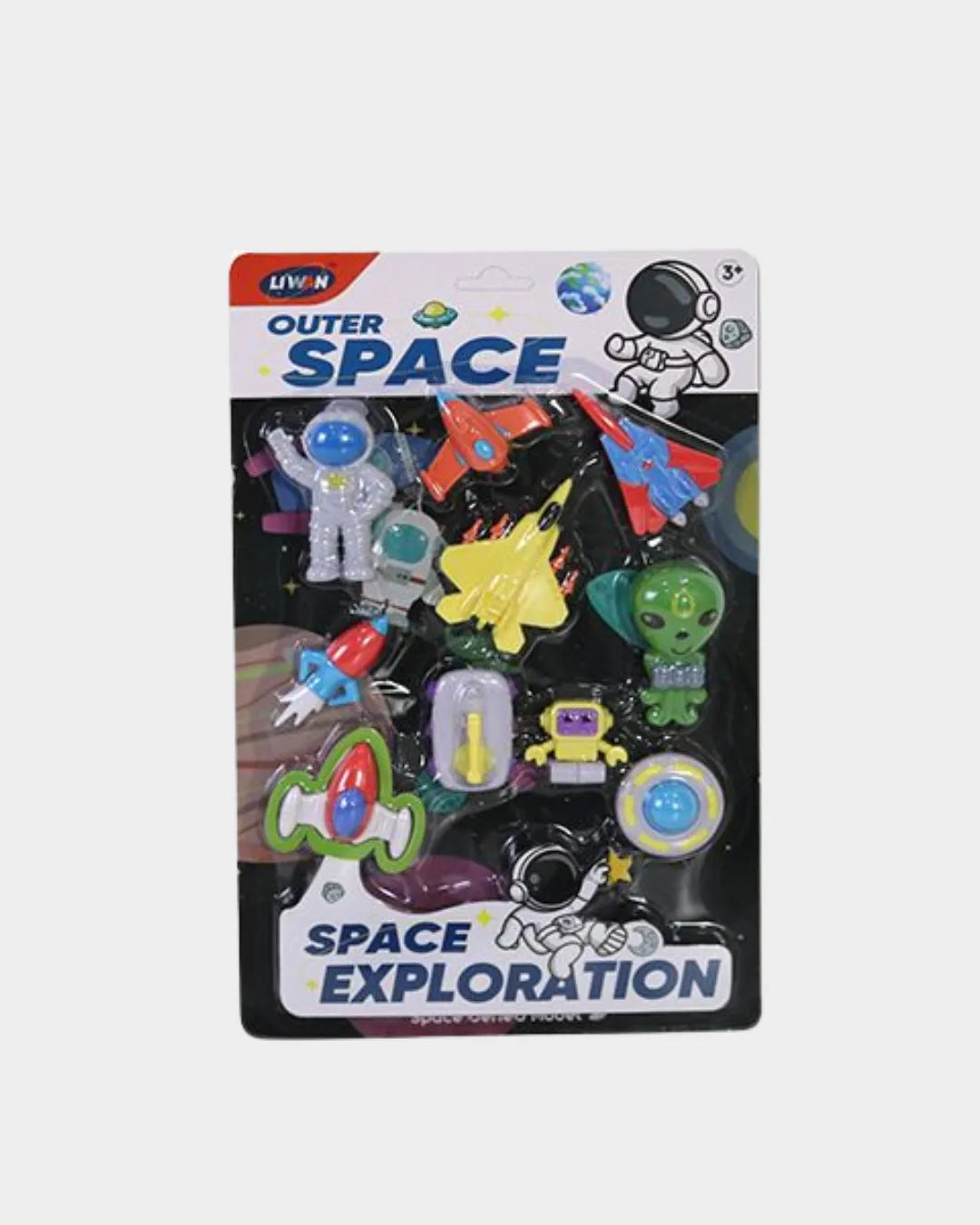 Kit Brinquedos Astronauta E Nave Espacial