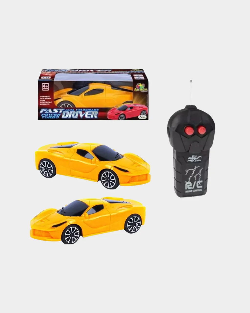 Carro Controle Remoto C/3 Funções Art Brink Brinquedo