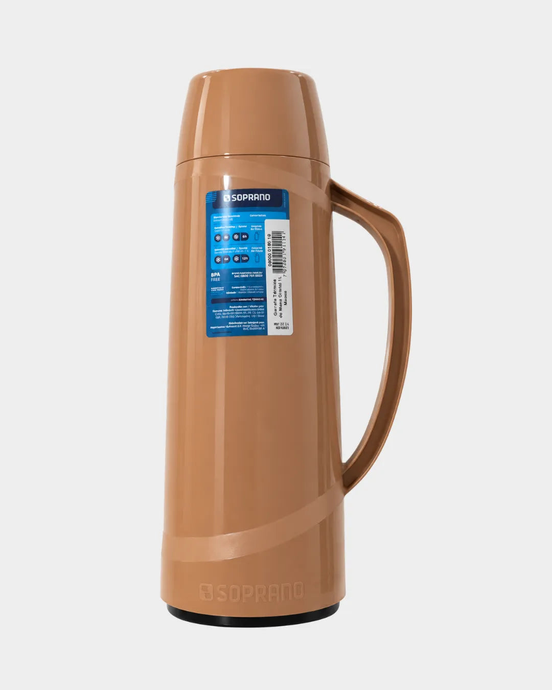 Garrafa Térmica Cristal 1L, Soprano