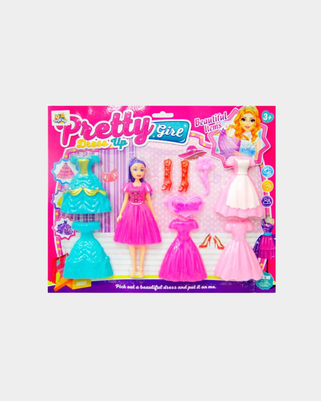 Boneca Pretty Girl Dress Up