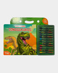 Colorindo Dinossauros - 30 Desenhos Para Colorir Com Giz De Cera
