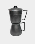 Cafeteira Aluminio Craqueada Cafeteira Econômica Preta - 1,5L