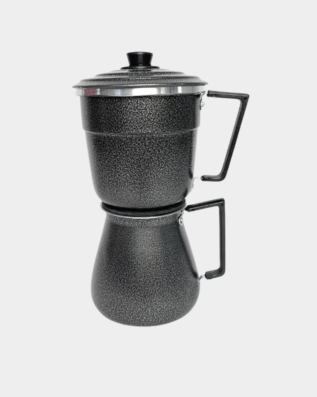 Cafeteira Aluminio Craqueada Cafeteira Econômica Preta - 1,5L